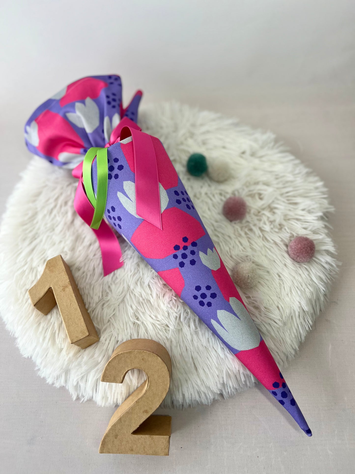 Kleine Schultüte Blütenzaubär Geschwisterschultüte