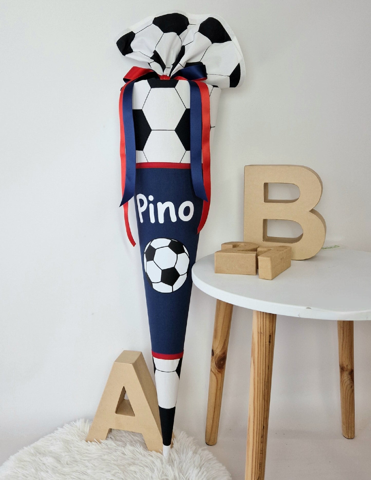 Fußball Schultüte blau für Soccer Stars