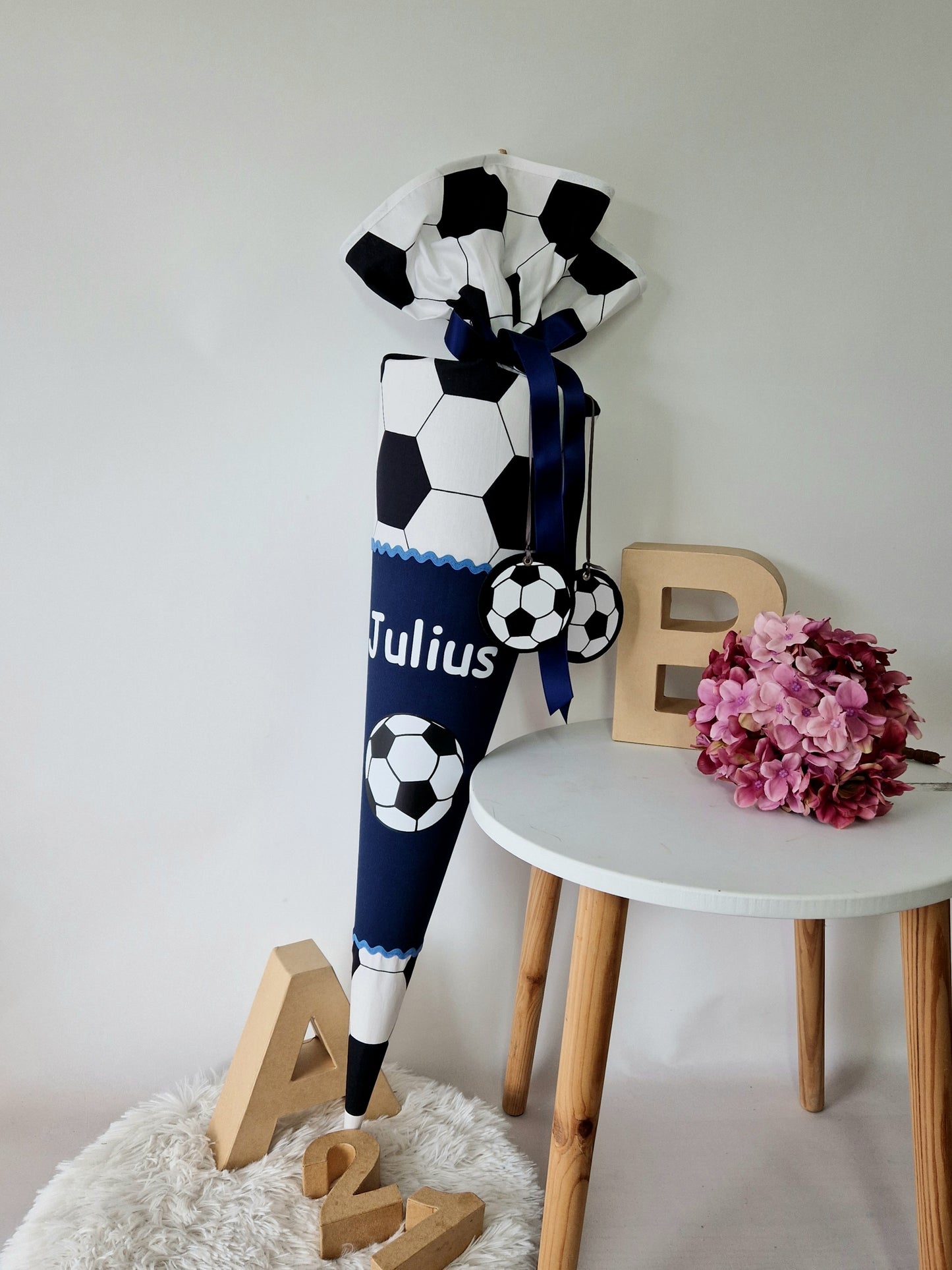 Fußball Schultüte blau für Soccer Stars
