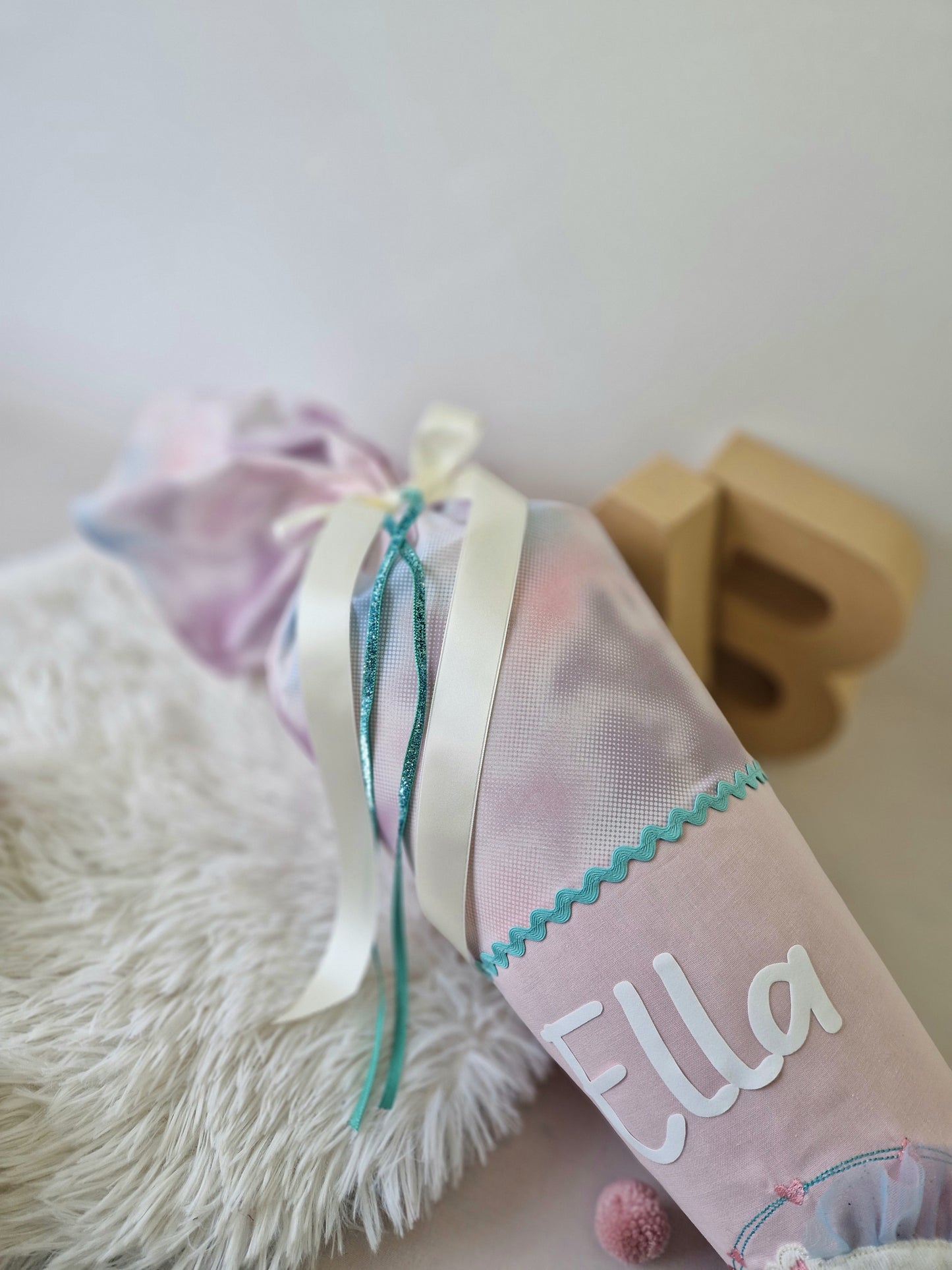 Einhorn Schultüte in Pastellfarben Zuckertüte