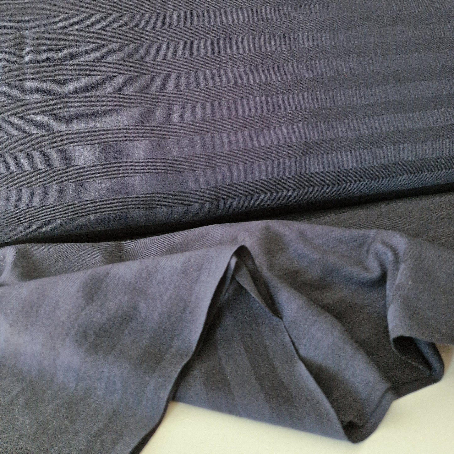 Streifen Jersey Dunkelblau