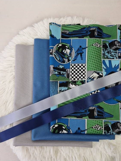 Baumwollstoff Race Formel 1 Patchwork