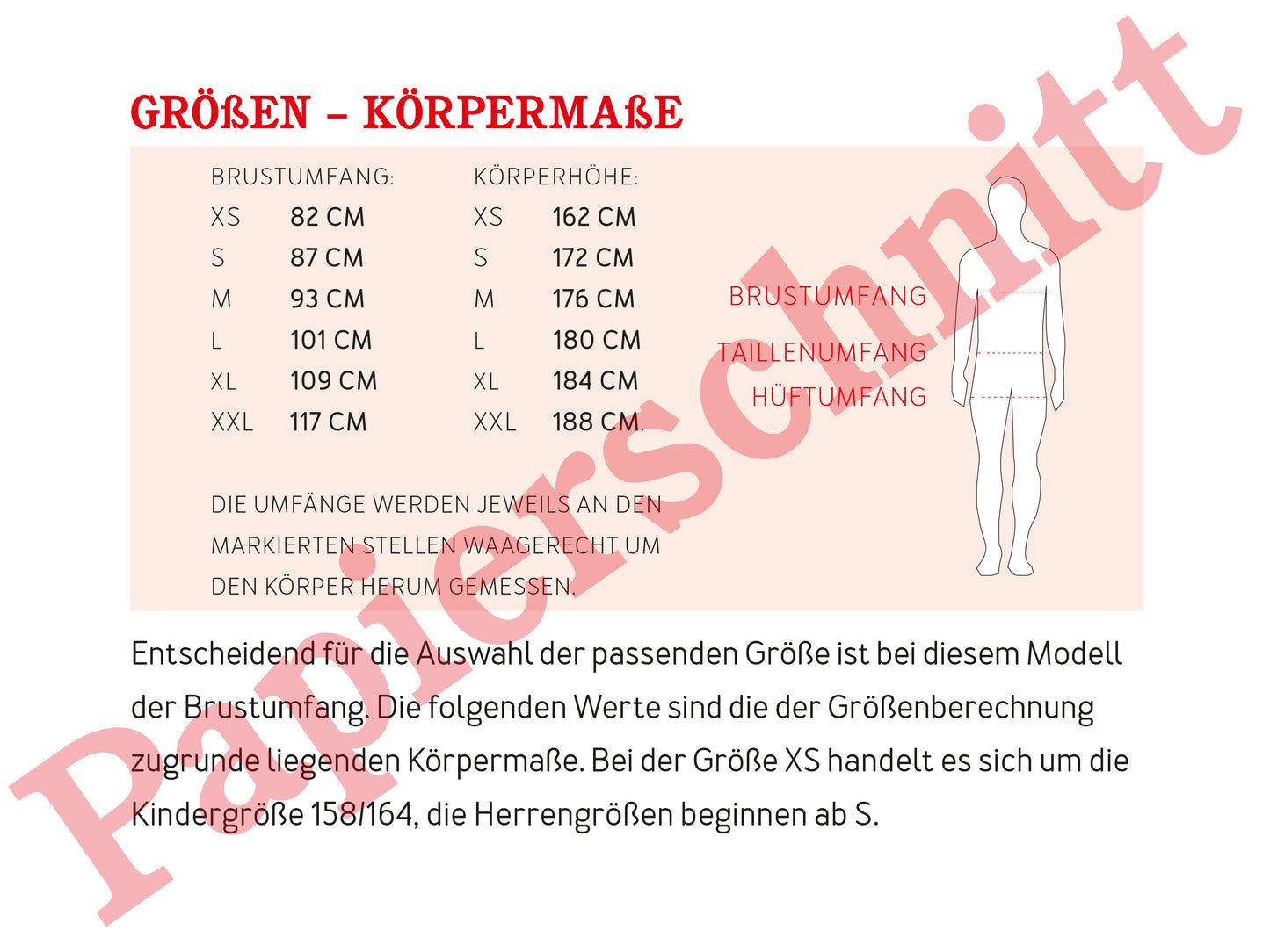 Studio Schnittreif Hoodie Herr Jona Papierschnittmuster