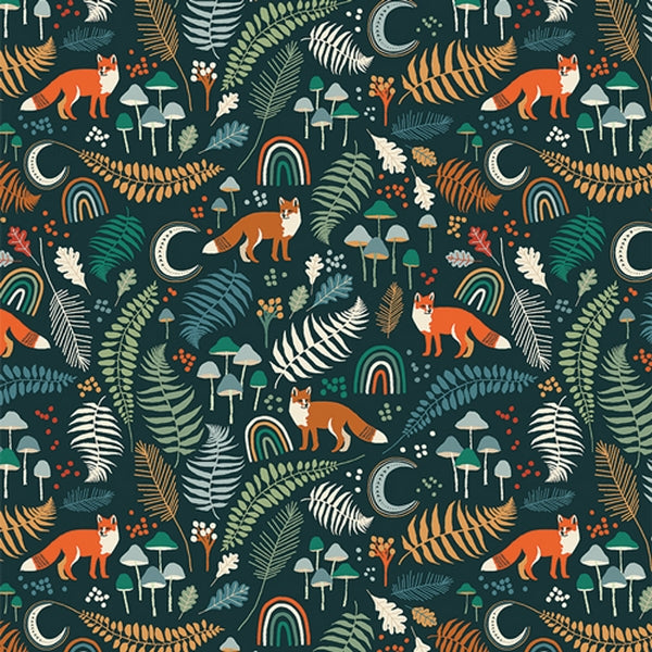 Baumwollstoff Fuchs Patchwork