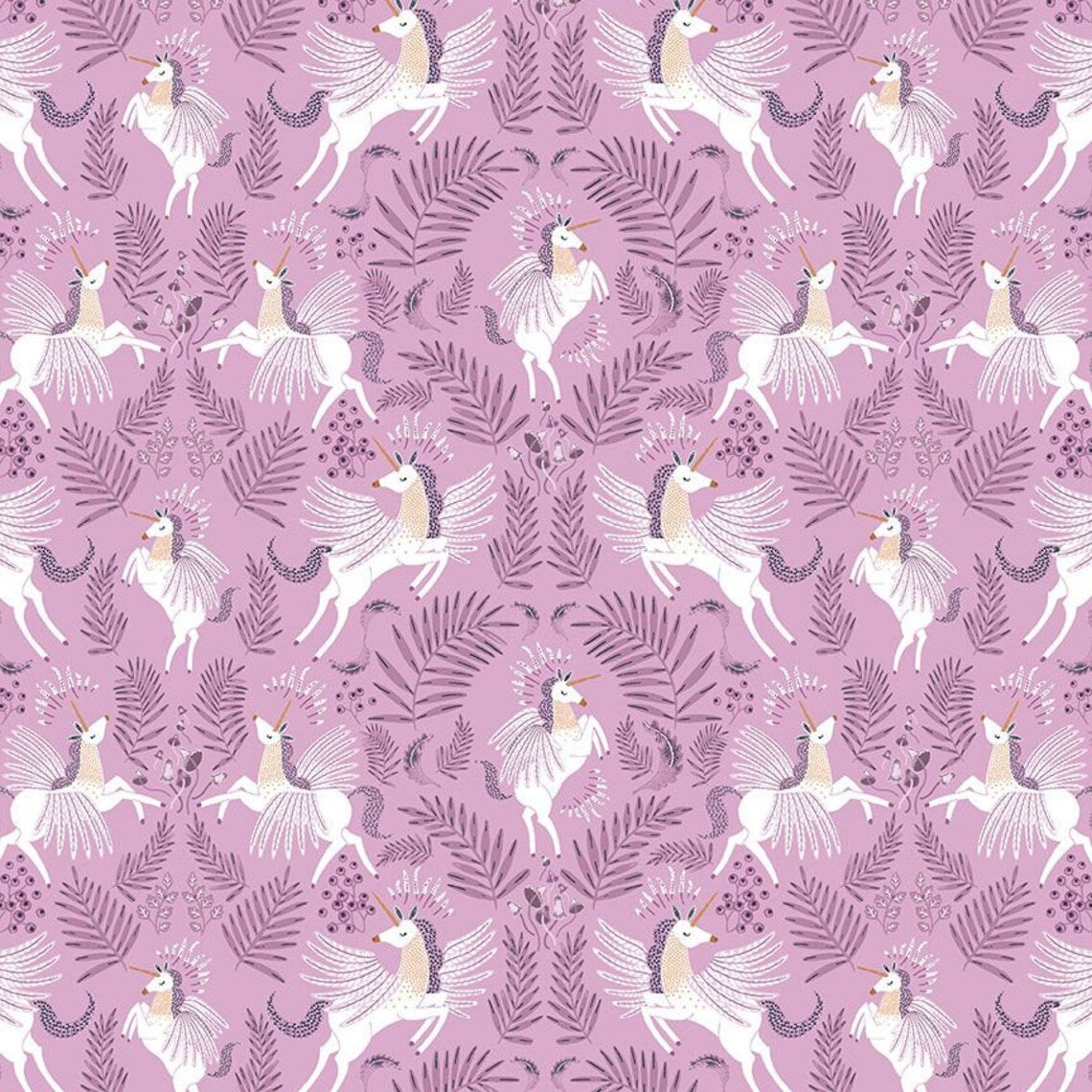 Einhorn Baumwoll Stoffe Patchwork Dear Stella Design
