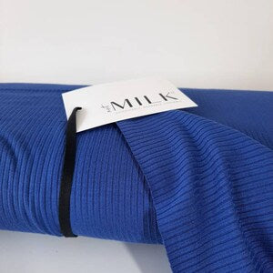Derby Ribbed Tencel Jersey Meet Milk Lapis