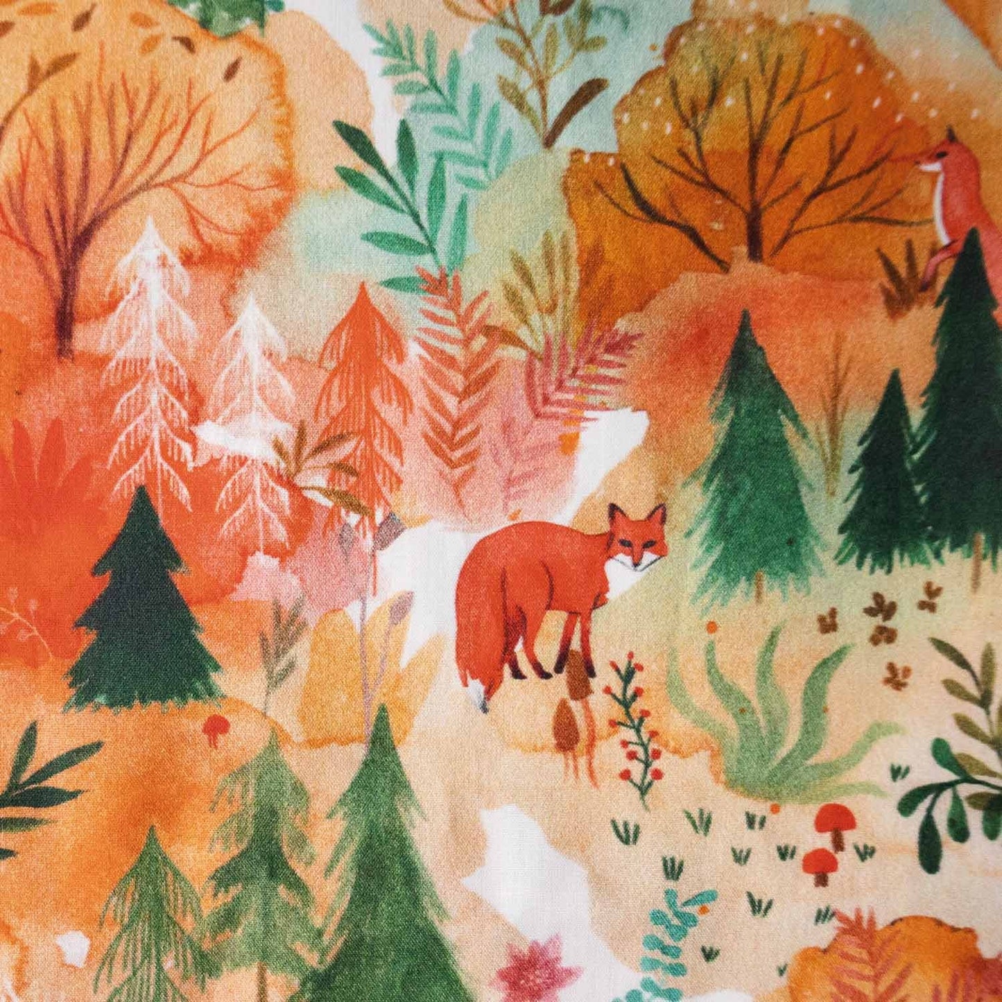 POPELIN AUTUMN FOREST Katia Fabrics Baumwollwebware