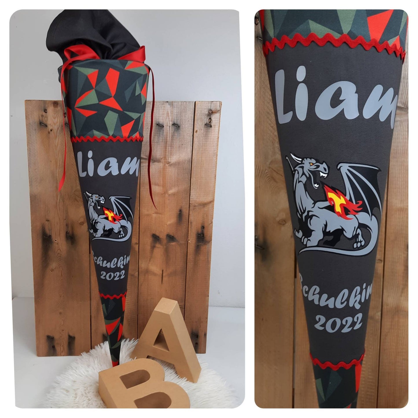 Drachen Schultüte Teakbärdo Ergobag Fire Dragon
