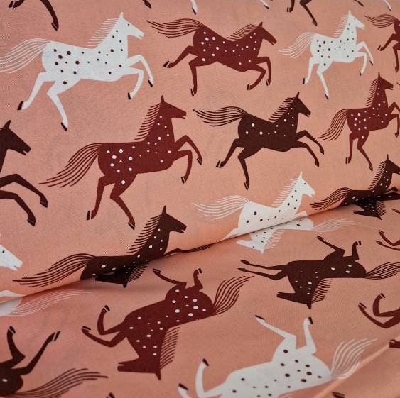 Baumwollstoff Cotton and Steel Wild and free Patchwork Kinder Stoffe