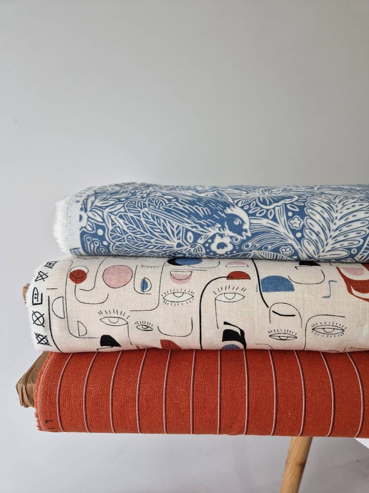 See you at Six Leinen Viscose Blend - Bombay Braun