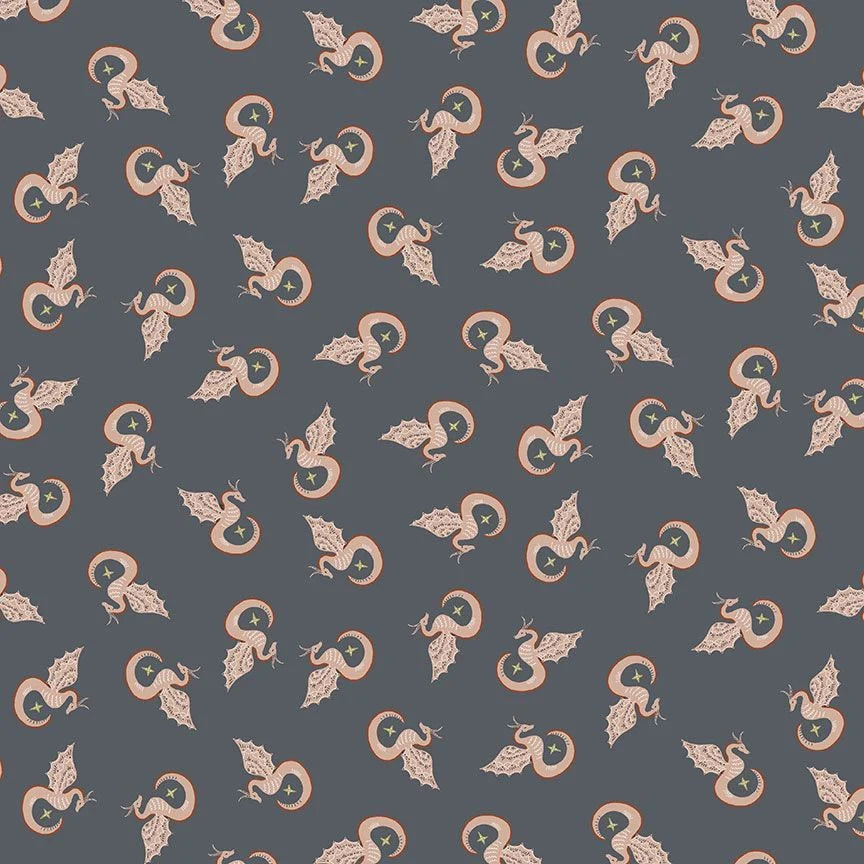 Drachen Baumwoll Stoff Patchwork Dear Stella Design