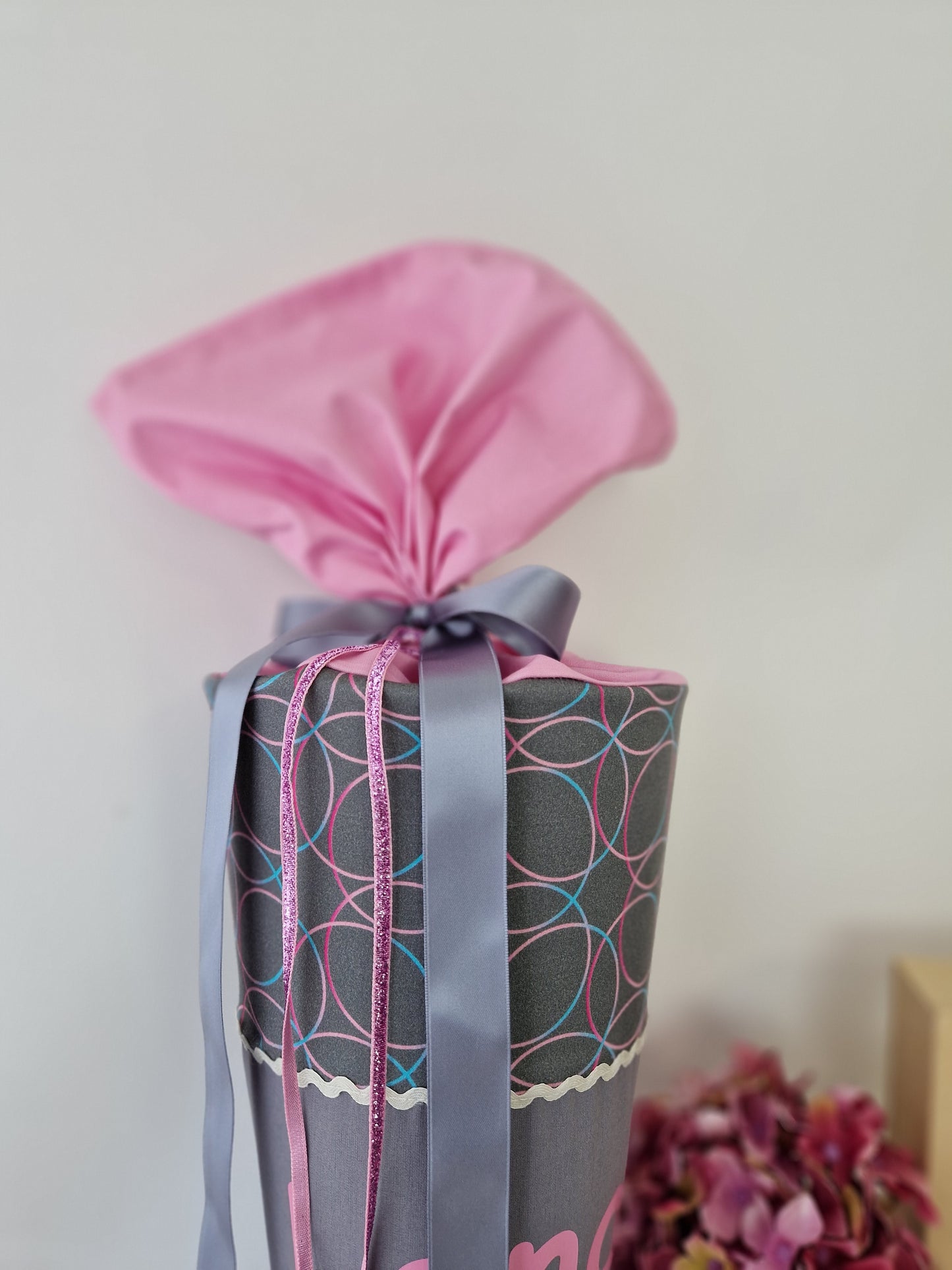 Glitter Herat Schultüte mit Pailettenherz