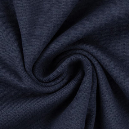 French Terry Maike jeansblau