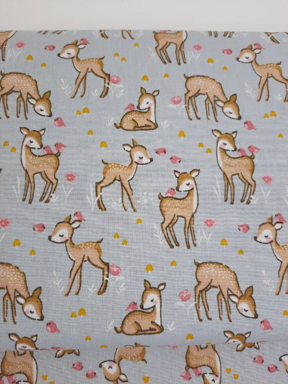 Reh Rehkitz Patchwork Kinderstoffe