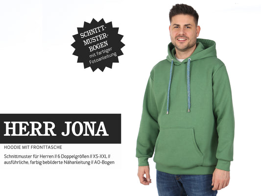 Studio Schnittreif Hoodie Herr Jona Papierschnittmuster