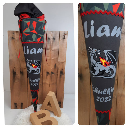 Drachen Schultüte Teakbärdo Ergobag Fire Dragon