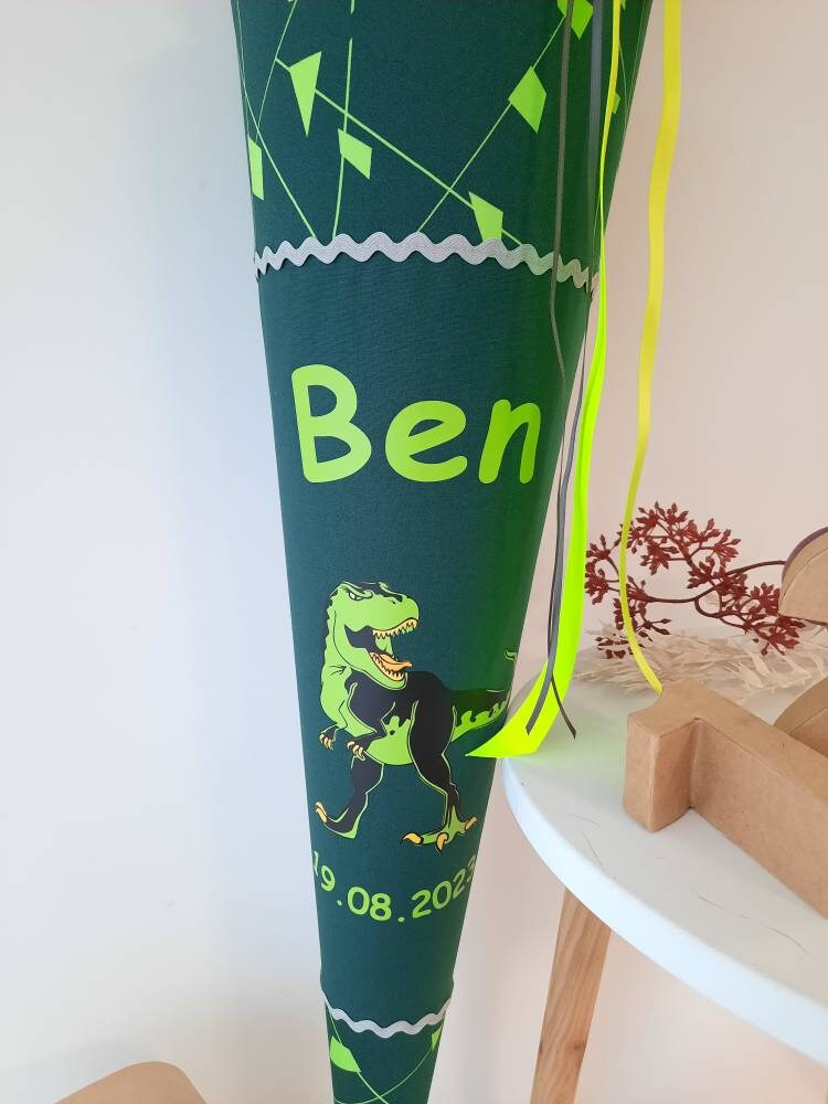 Schultüte Dino - T Rex Zuckertüte Dinosaurier