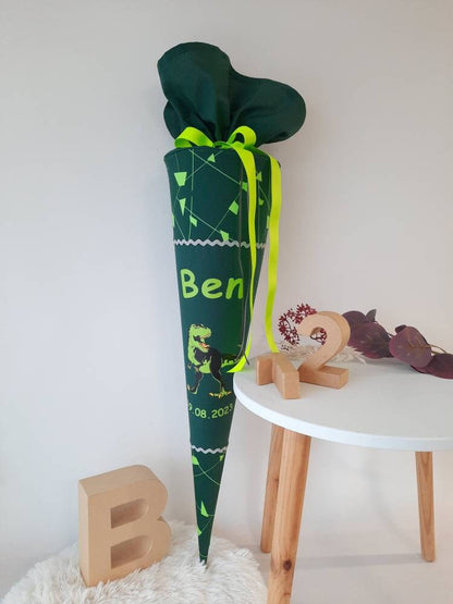 Schultüte Dino - T Rex Zuckertüte Dinosaurier
