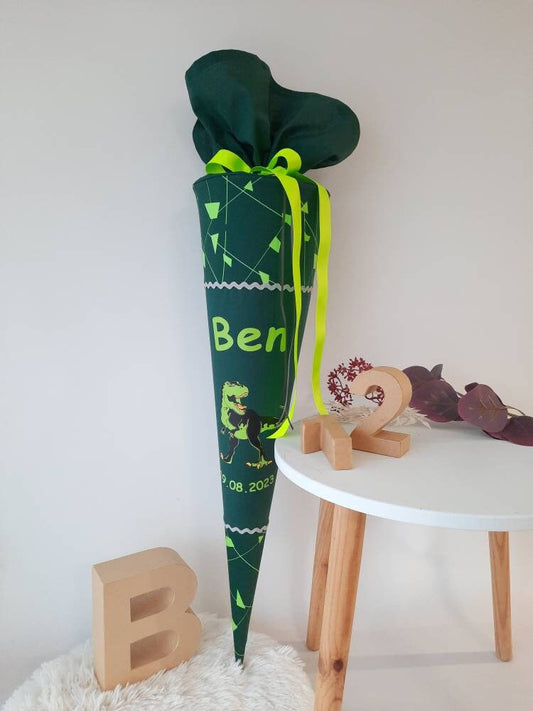 Schultüte Dino - T Rex Zuckertüte Dinosaurier