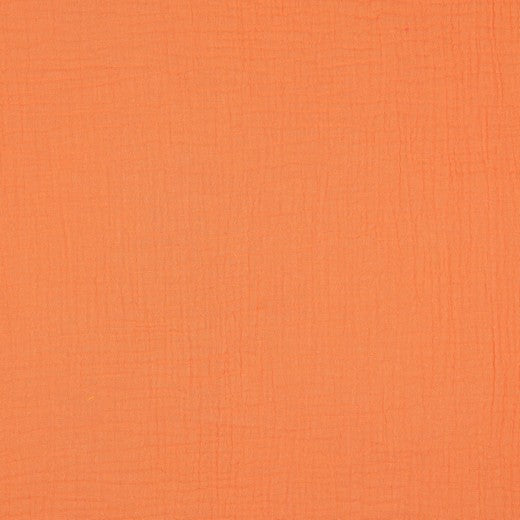 Musselin Double Gauze  Orange